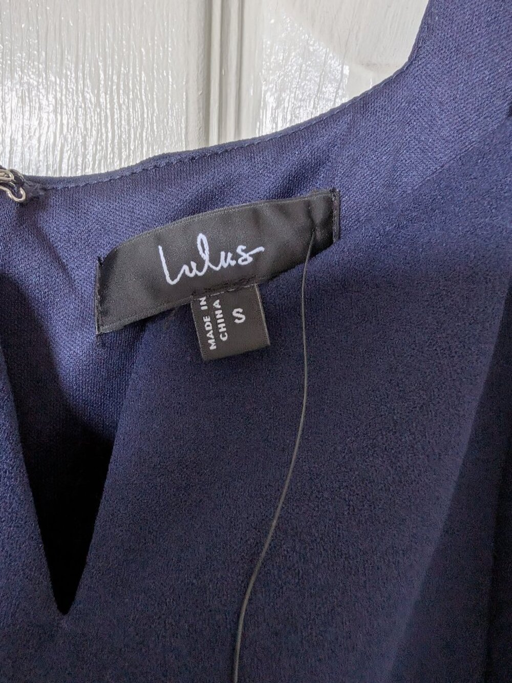 Lulus Love You So Navy Blue Long Sleeve Maxi Dress | Size Small - Picture 3 of 4
